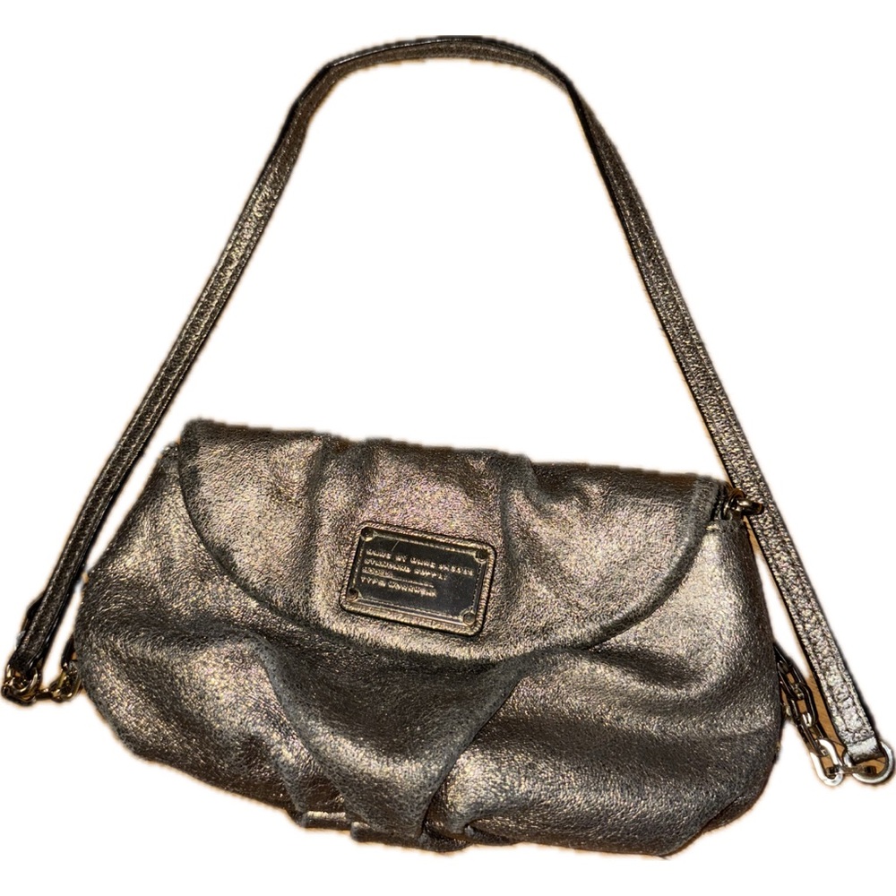 Marc Jacobs Shimmering Silver Shoulder Bag